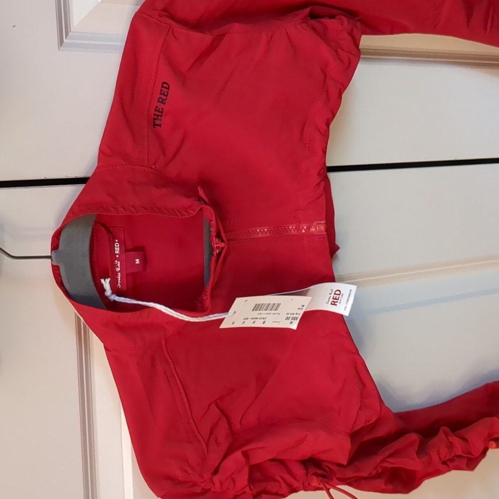 Smoke Rise Red Shrug - Picture 2 of 6